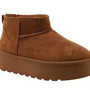 Kids Brown Suede Boots